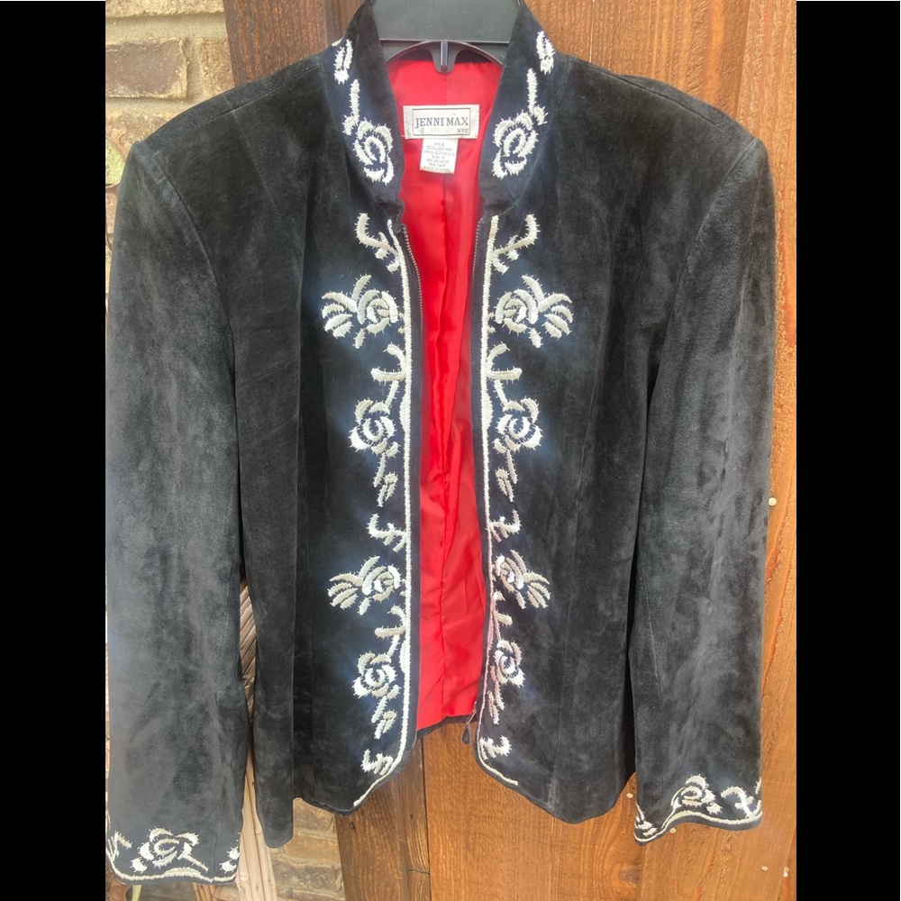 Vintage Leather Jenni Max NYC jacket size 14
